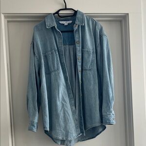 Old Navy Light Blue Boyfriend Shirt